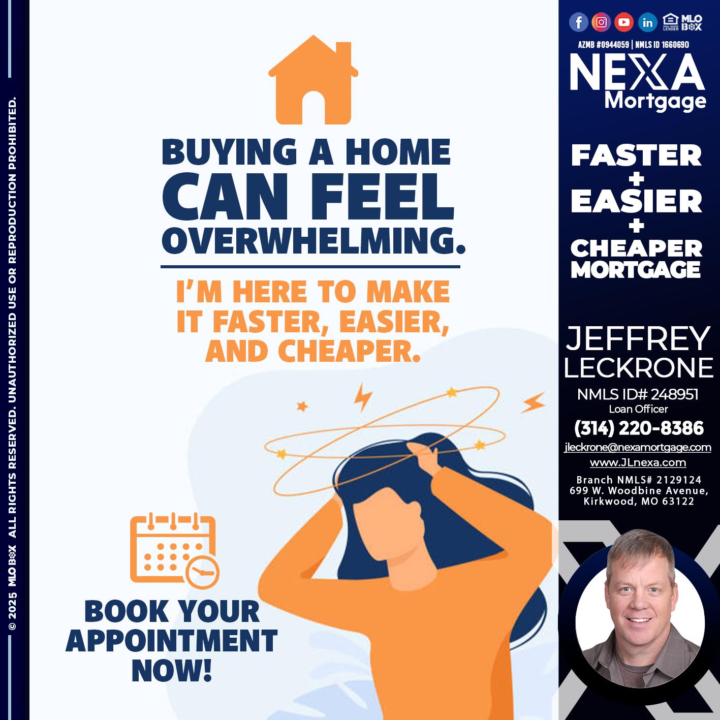 BUYING A HOME - Jeffrey Leckrone -Mortgage Loan Originator