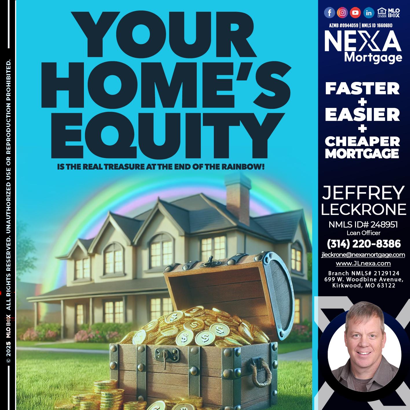 YOUR HOME´S EQUITY - Jeffrey Leckrone -Mortgage Loan Originator