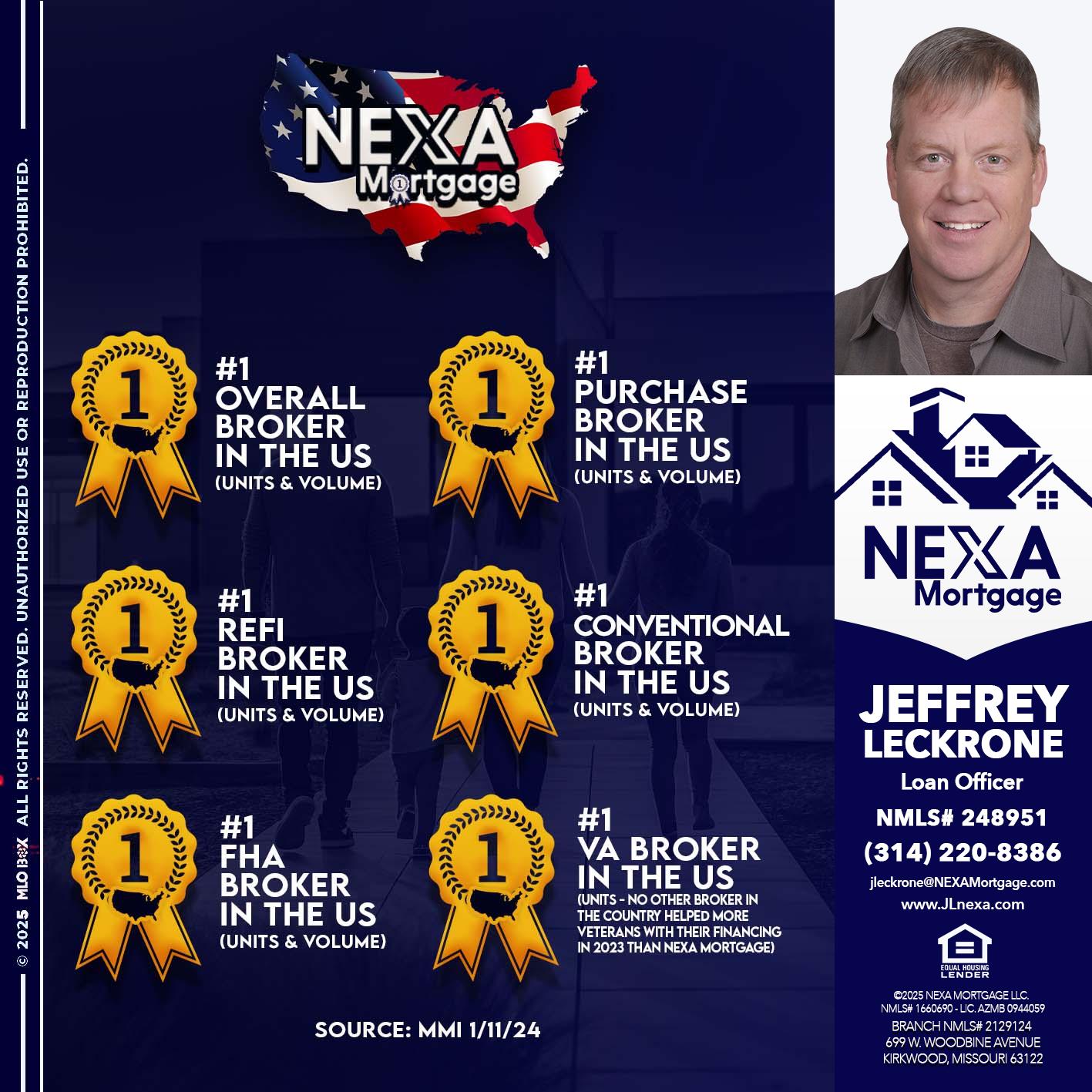 BUYING YOUR FIRST HOME? - Jeffrey Leckrone -Mortgage Loan Originator