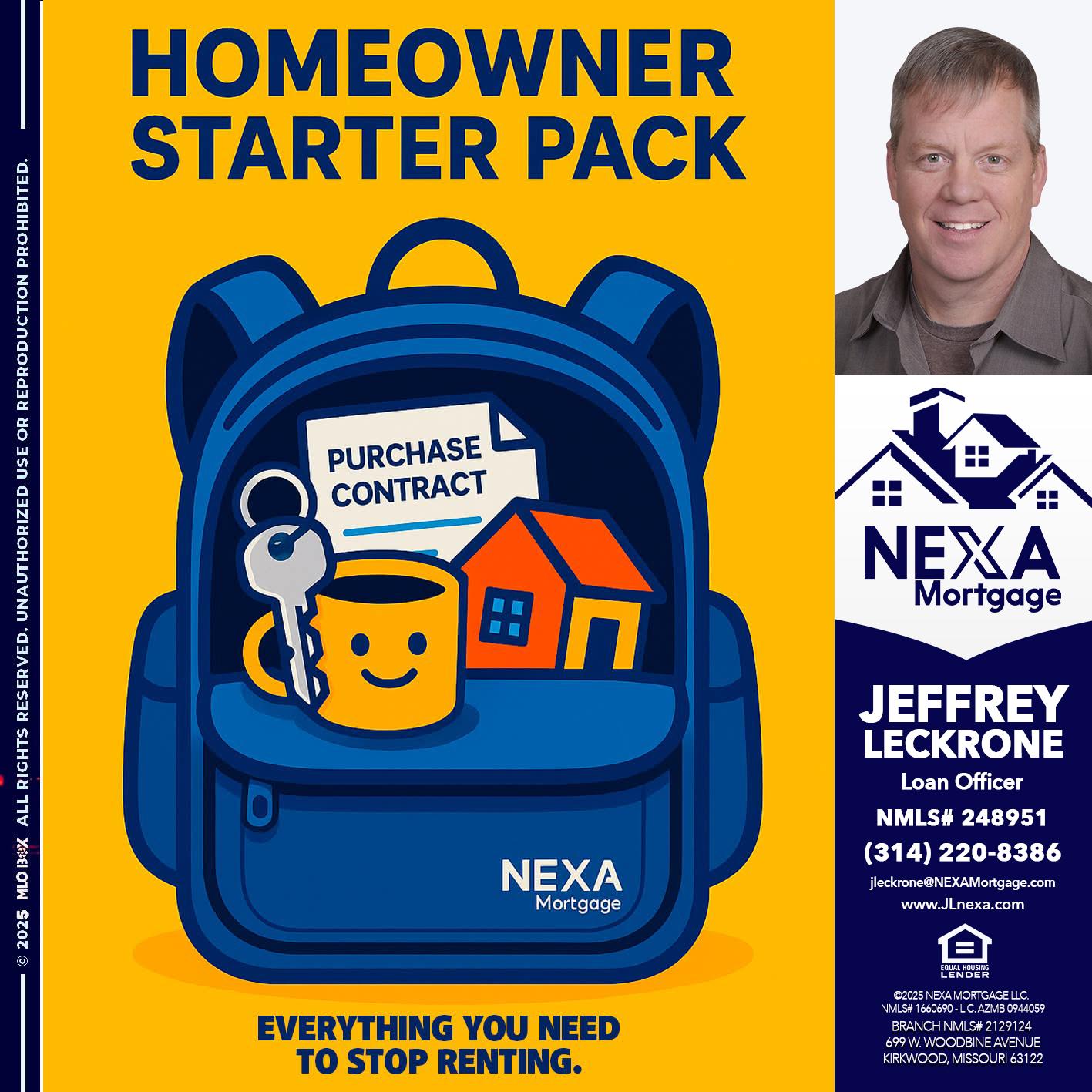 FROM COACH SURFING - Jeffrey Leckrone -Mortgage Loan Originator
