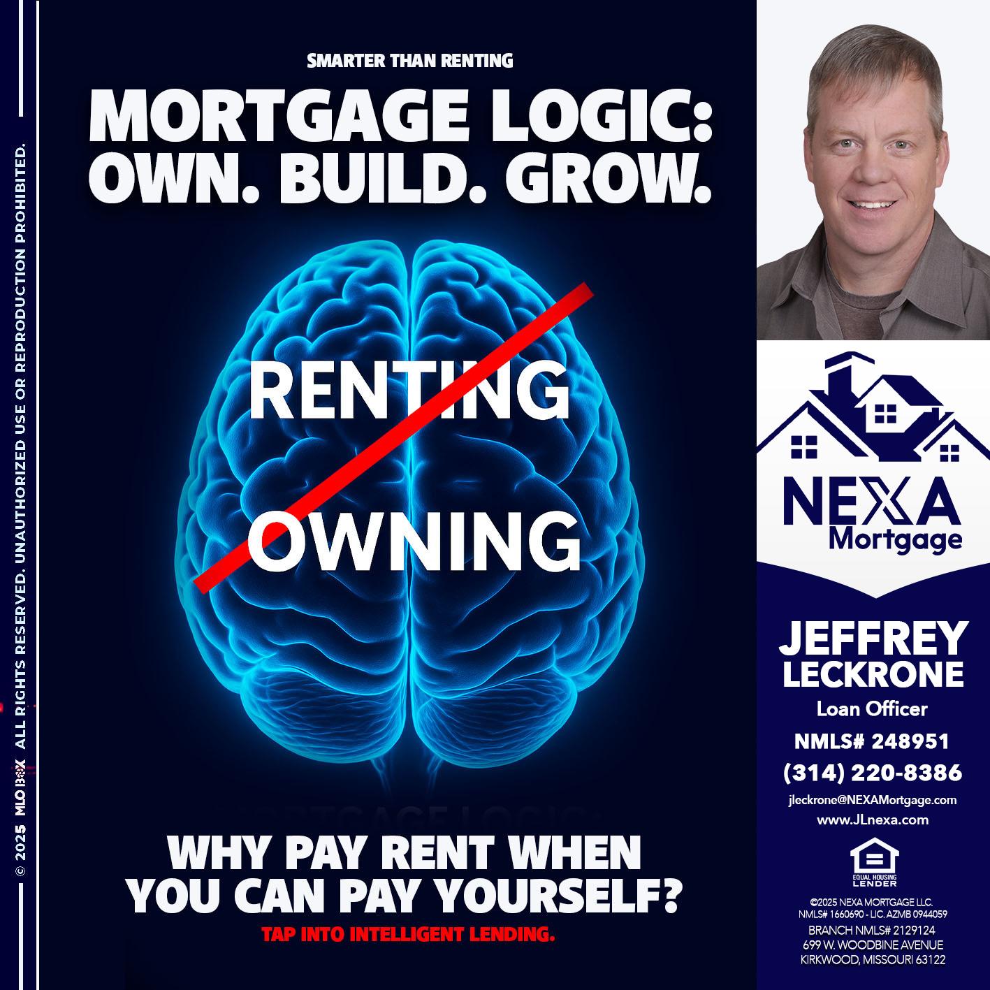 mortgage logic - Jeffrey Leckrone -Mortgage Loan Originator