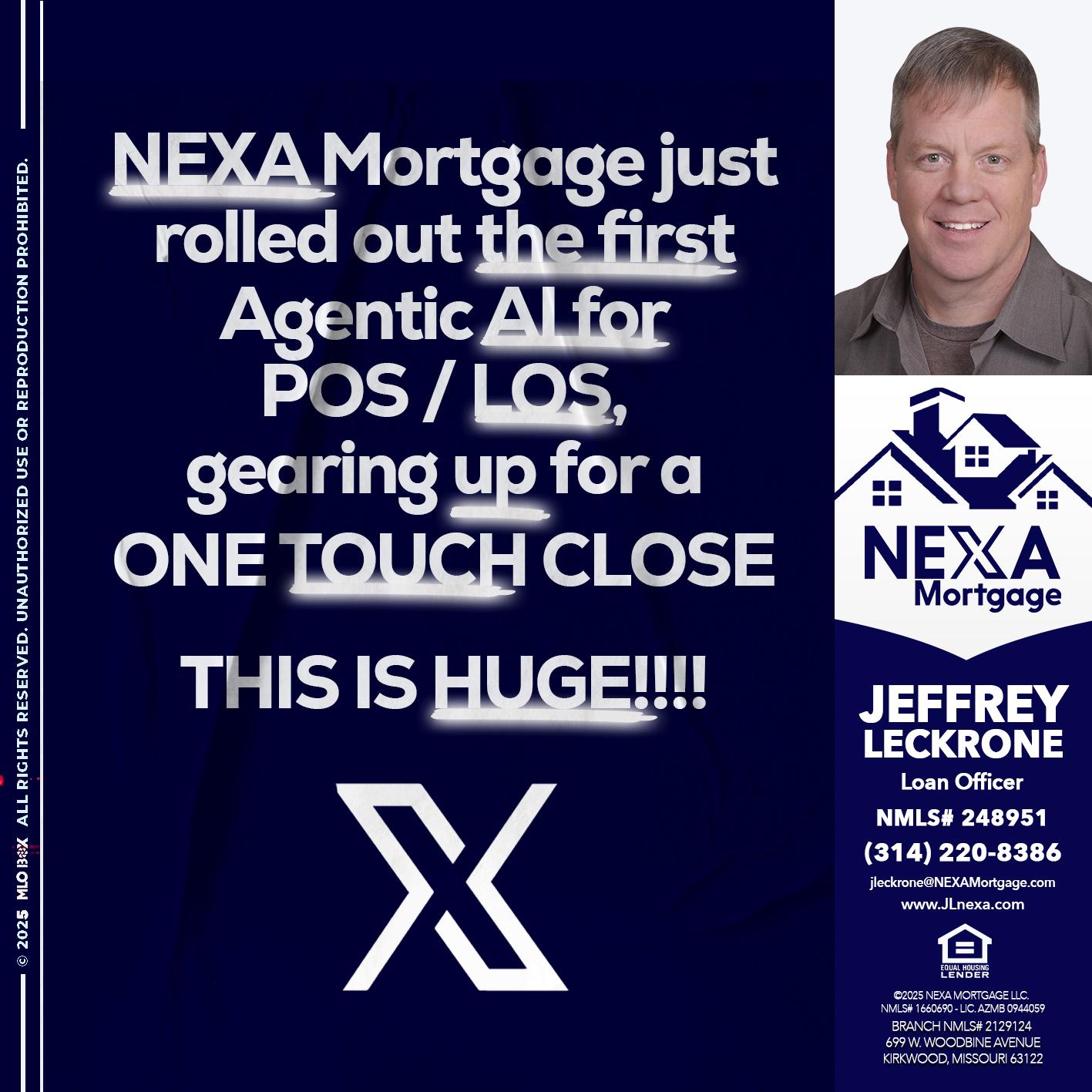 NEXA MORTGAGE - Jeffrey Leckrone -Mortgage Loan Originator