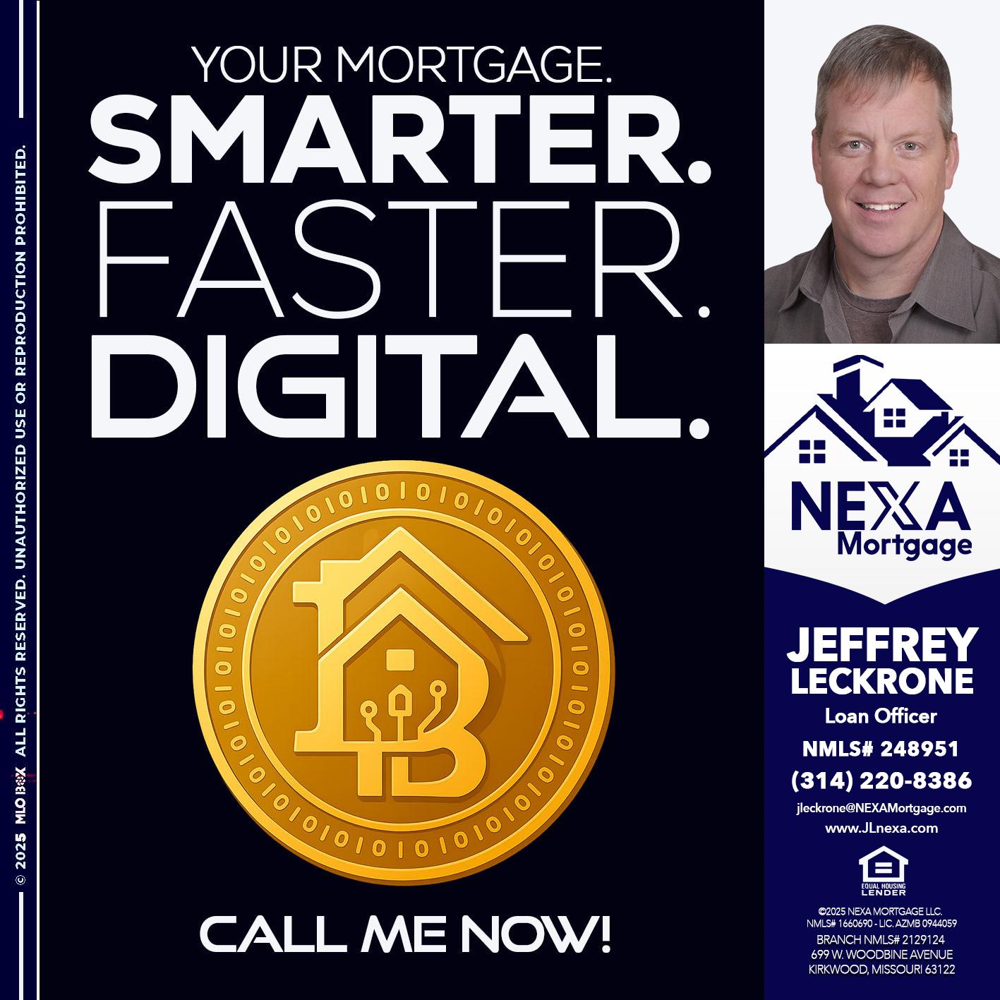 YOUR MORTGAGE - Jeffrey Leckrone -Mortgage Loan Originator