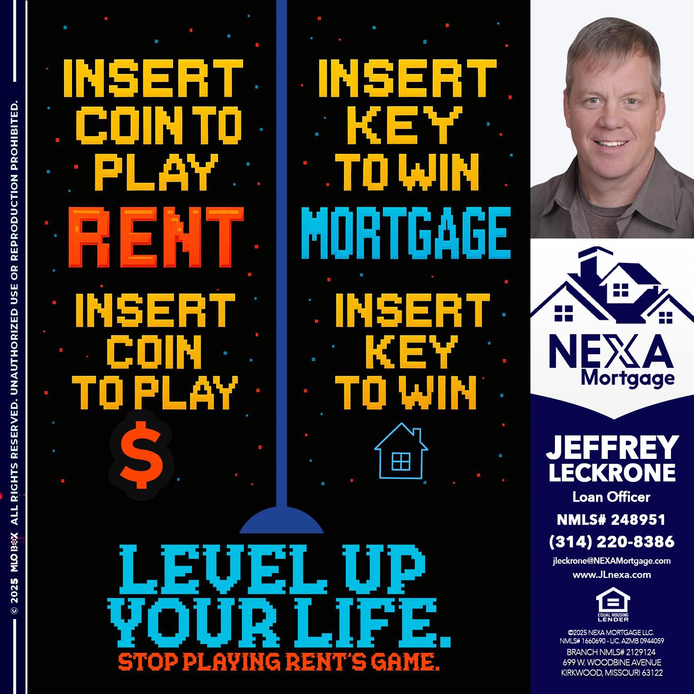 INSERT COIN - Jeffrey Leckrone -Mortgage Loan Originator