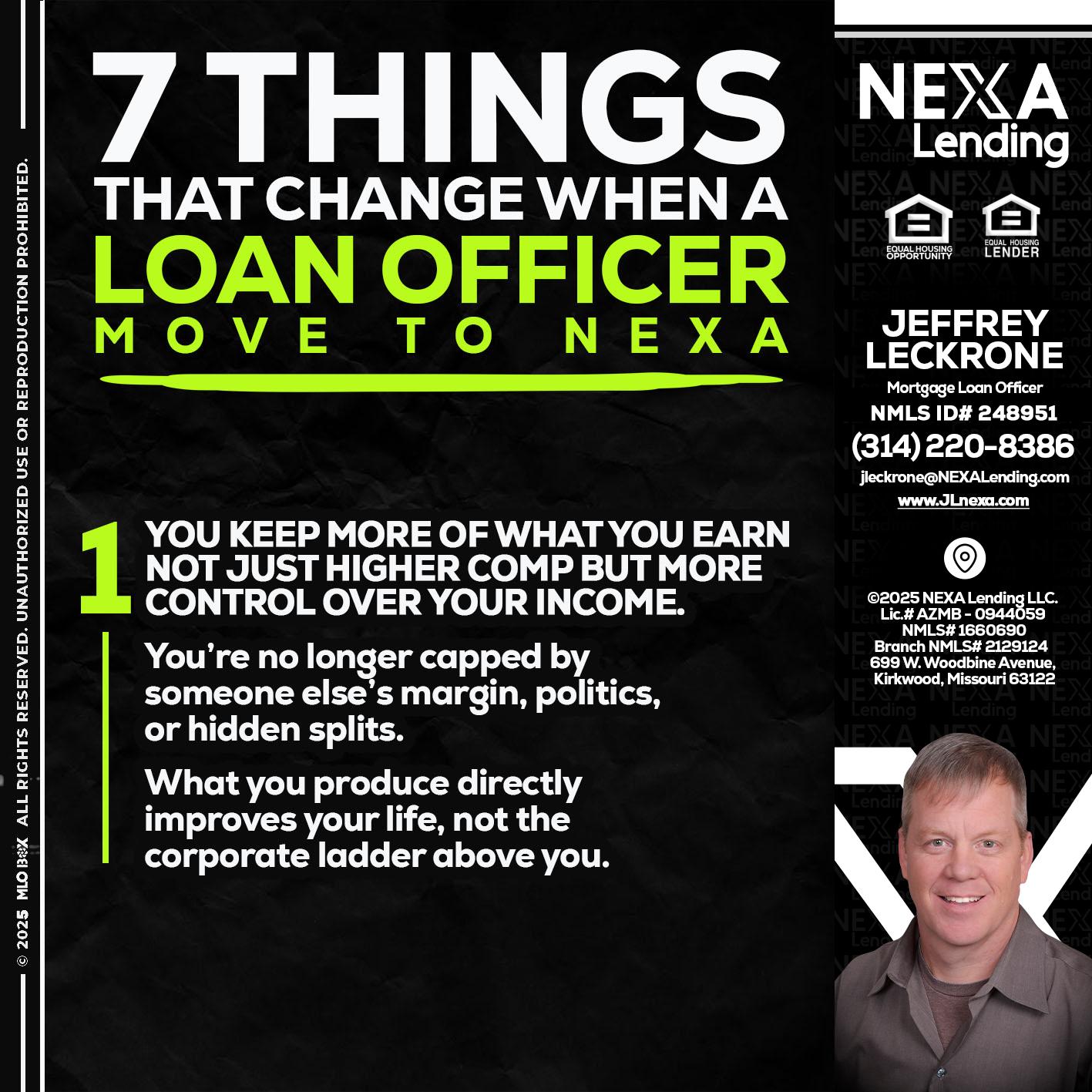 7 THINGS (1) - Jeffrey Leckrone -Mortgage Loan Originator