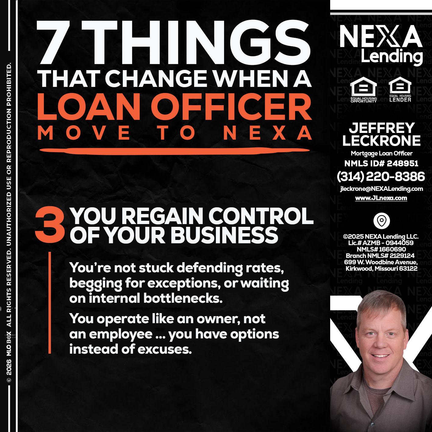 7 things (3) - Jeffrey Leckrone -Mortgage Loan Originator