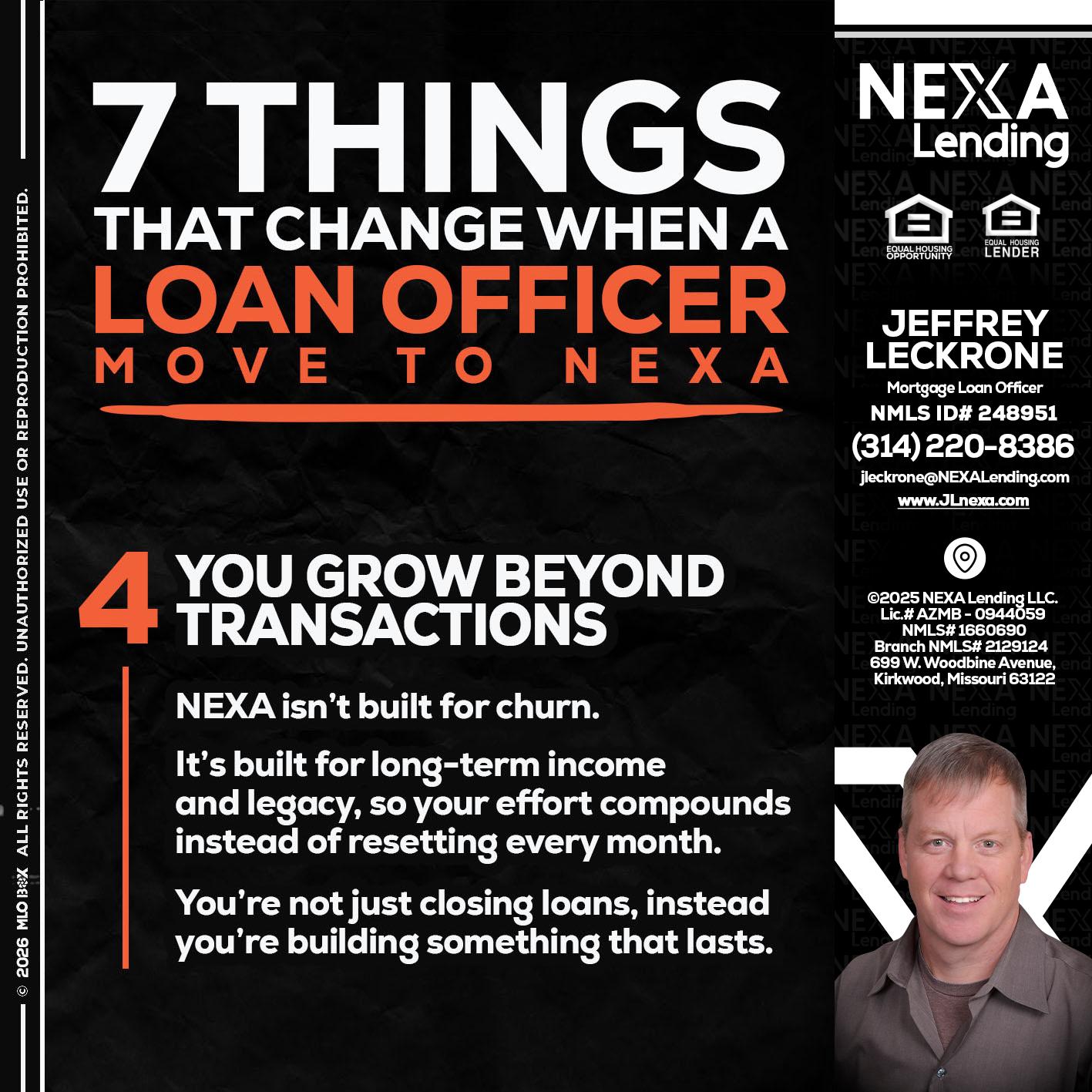7 THINGS (4) - Jeffrey Leckrone -Mortgage Loan Originator