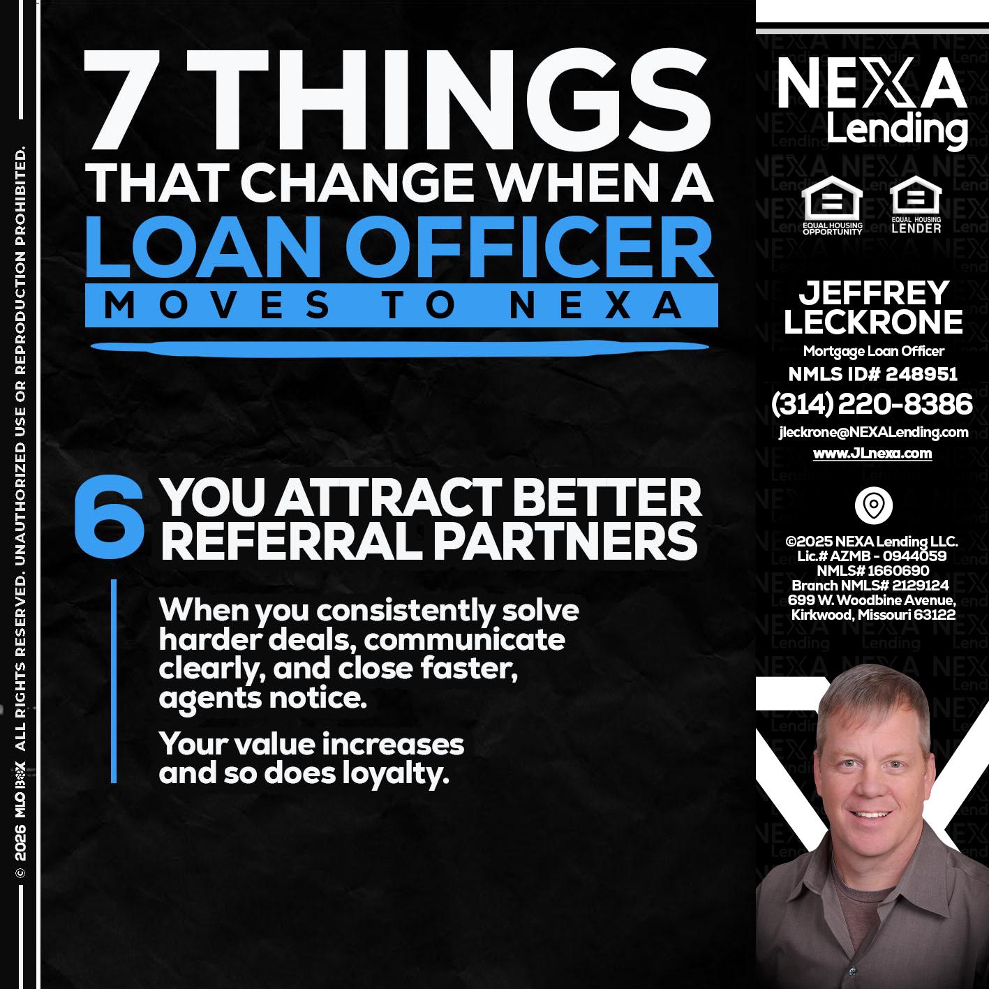 7 THINGS (6) - Jeffrey Leckrone -Mortgage Loan Originator