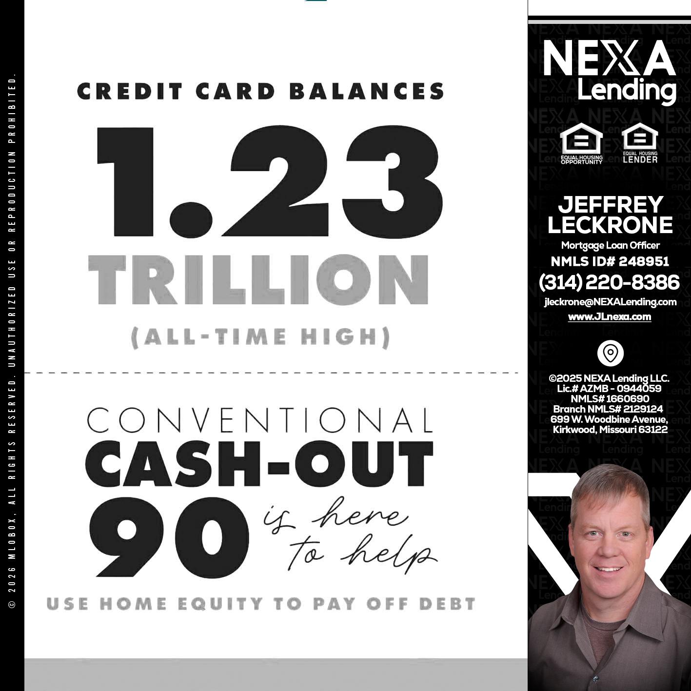 CREDIT CARD BALANCE - Jeffrey Leckrone -Mortgage Loan Originator