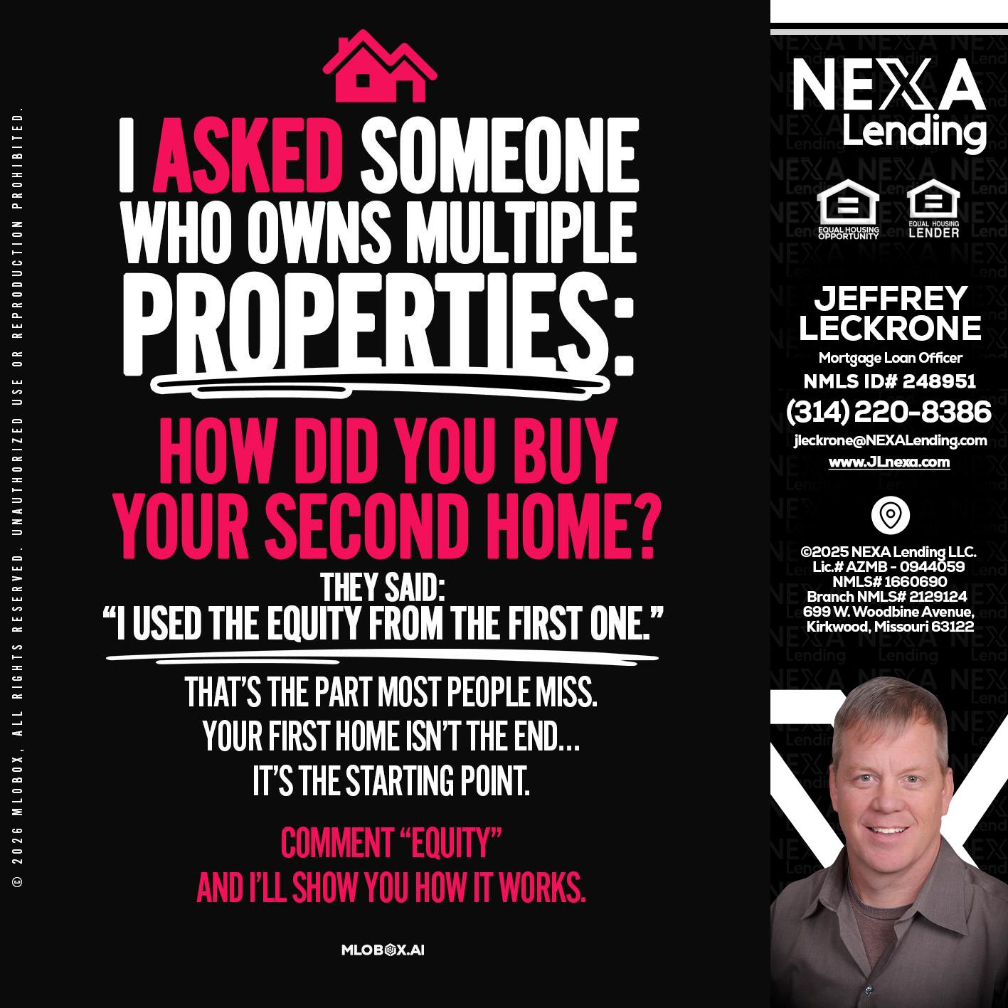 I ASKED SOMEONE - Jeffrey Leckrone -Mortgage Loan Originator
