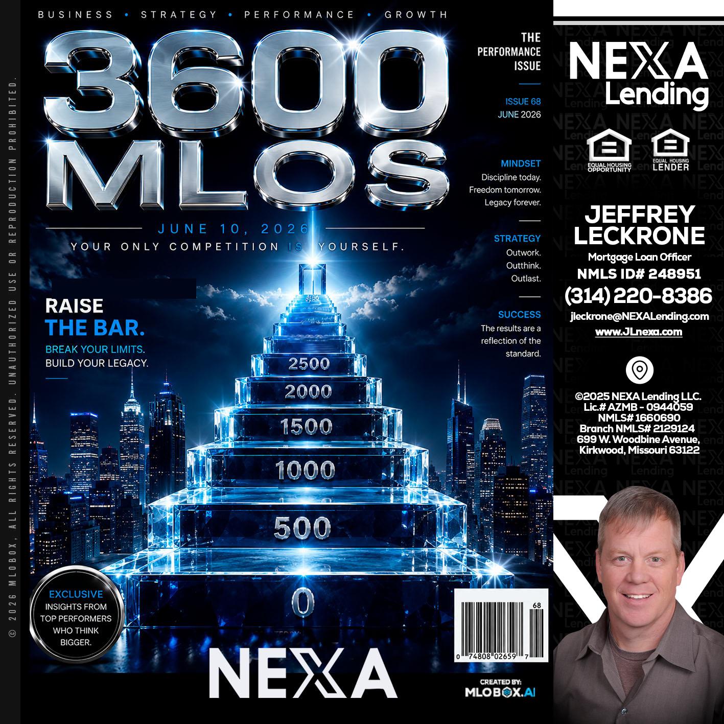 3600 MLOs - Jeffrey Leckrone -Mortgage Loan Originator