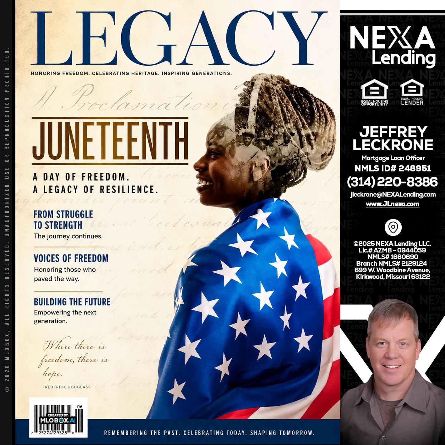 LEGACY - Jeffrey Leckrone -Mortgage Loan Originator