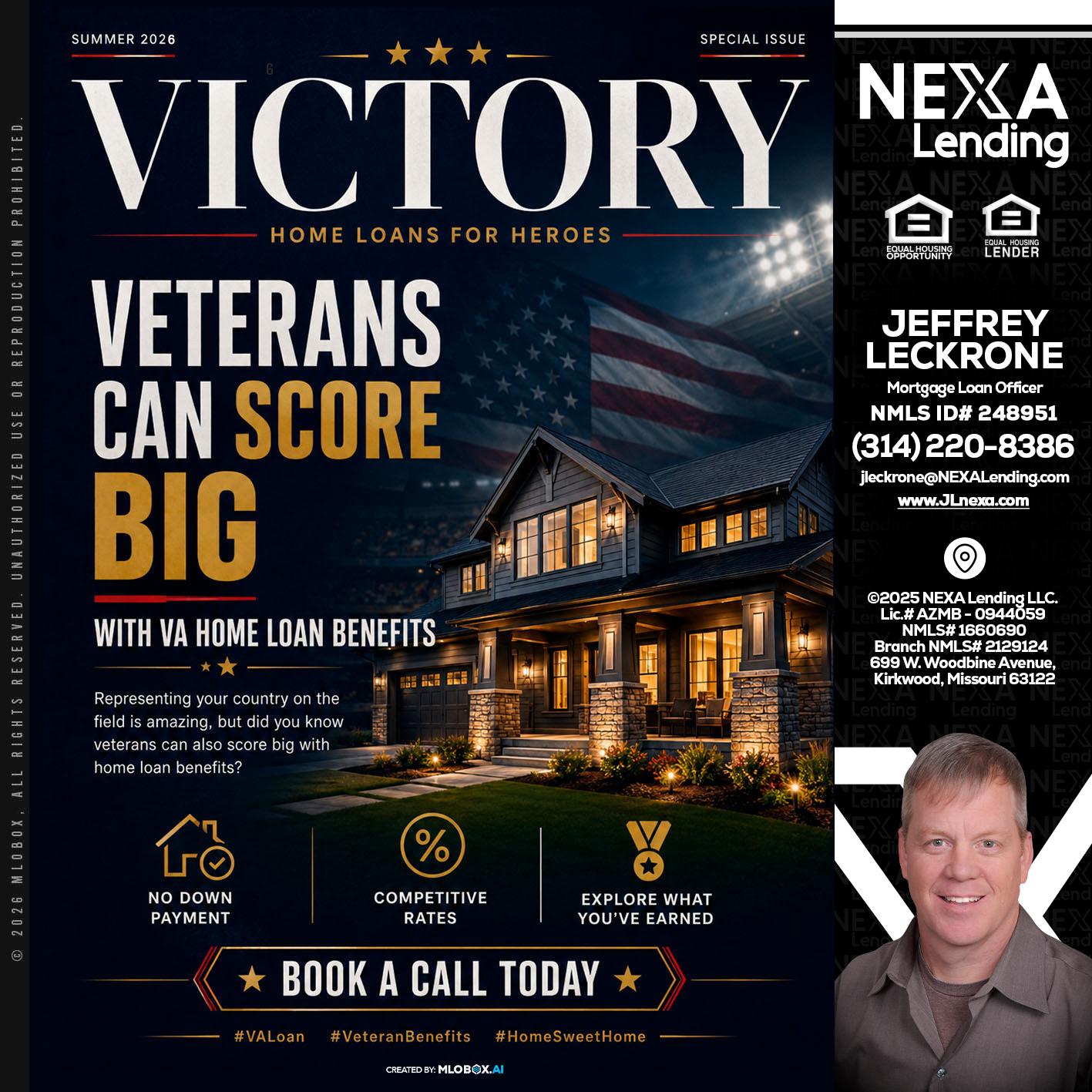 VICTORY - Jeffrey Leckrone -Mortgage Loan Originator