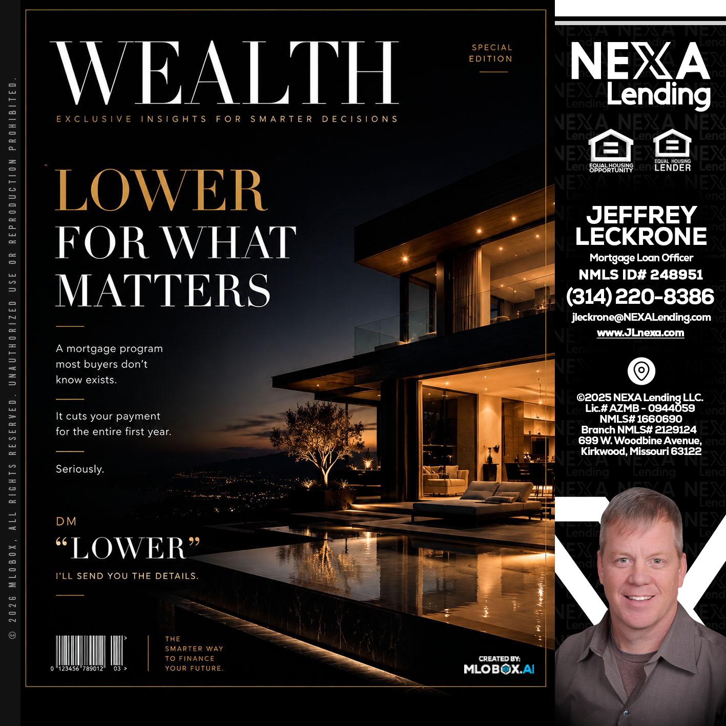 WEALTH - Jeffrey Leckrone -Mortgage Loan Originator