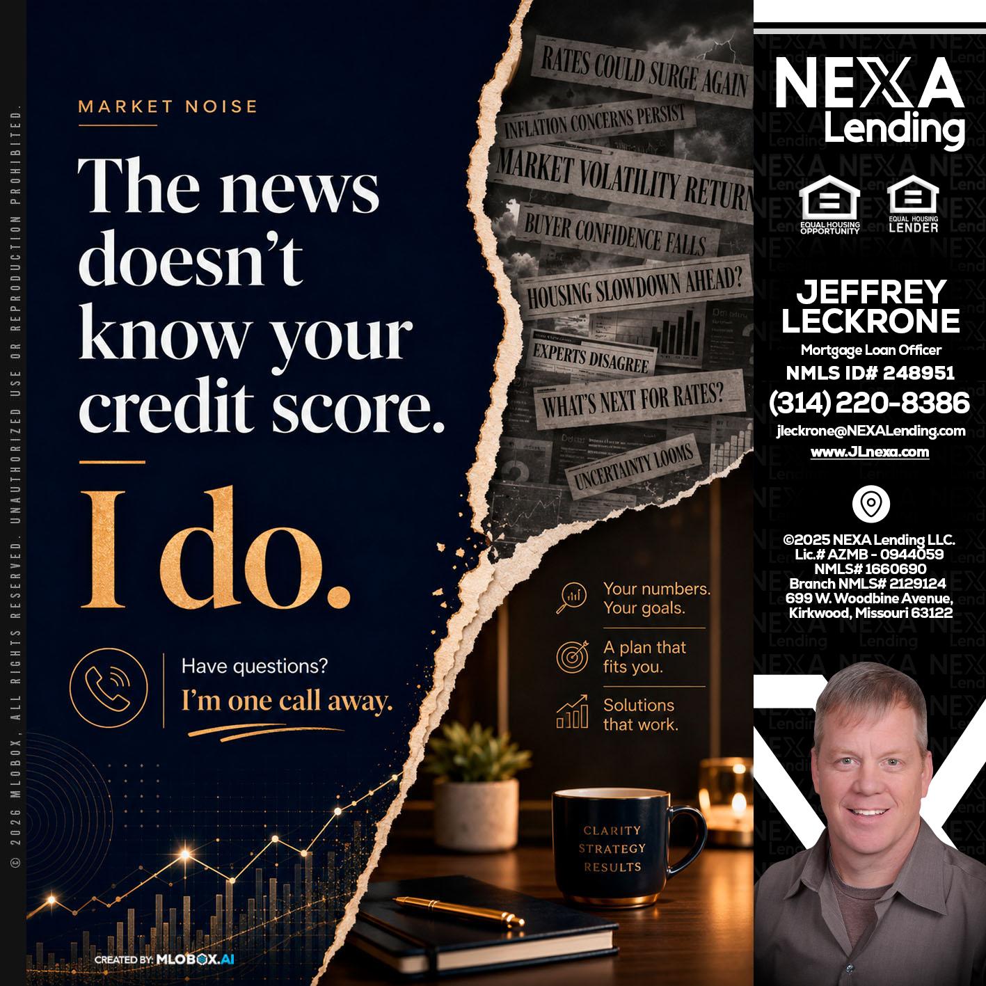 MARKET NOISE - Jeffrey Leckrone -Mortgage Loan Originator