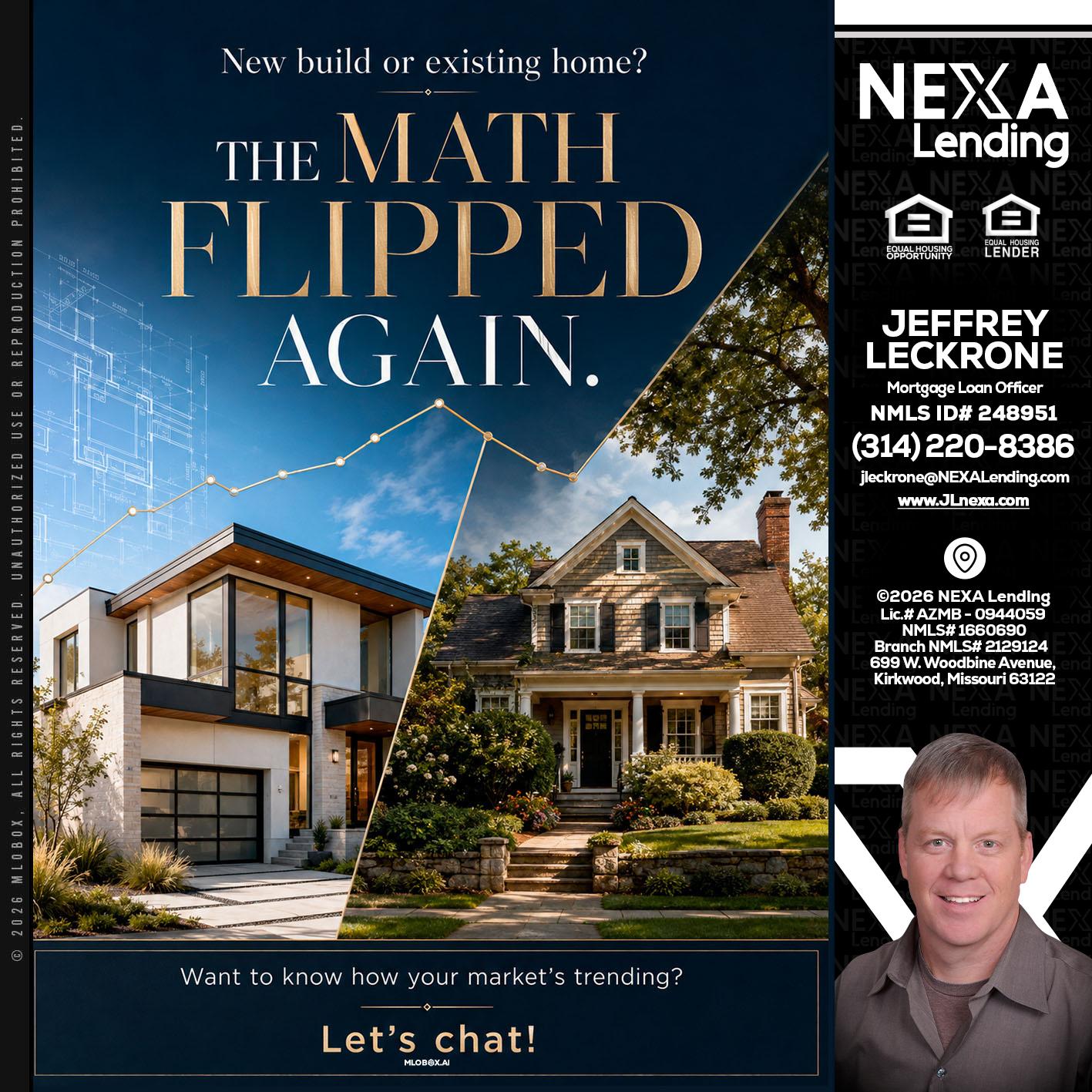 THE MATH FLIPED - Jeffrey Leckrone -Mortgage Loan Originator