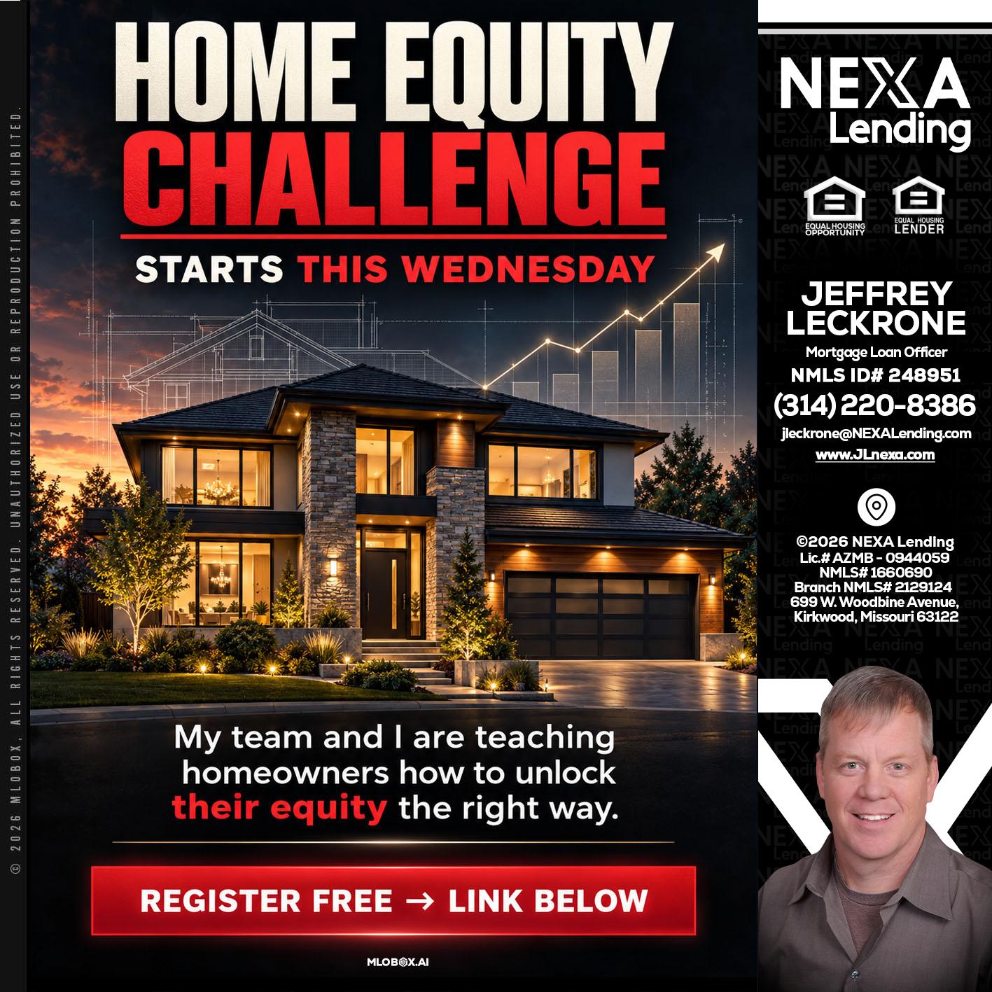 HOME EQUITY - Jeffrey Leckrone -Mortgage Loan Originator