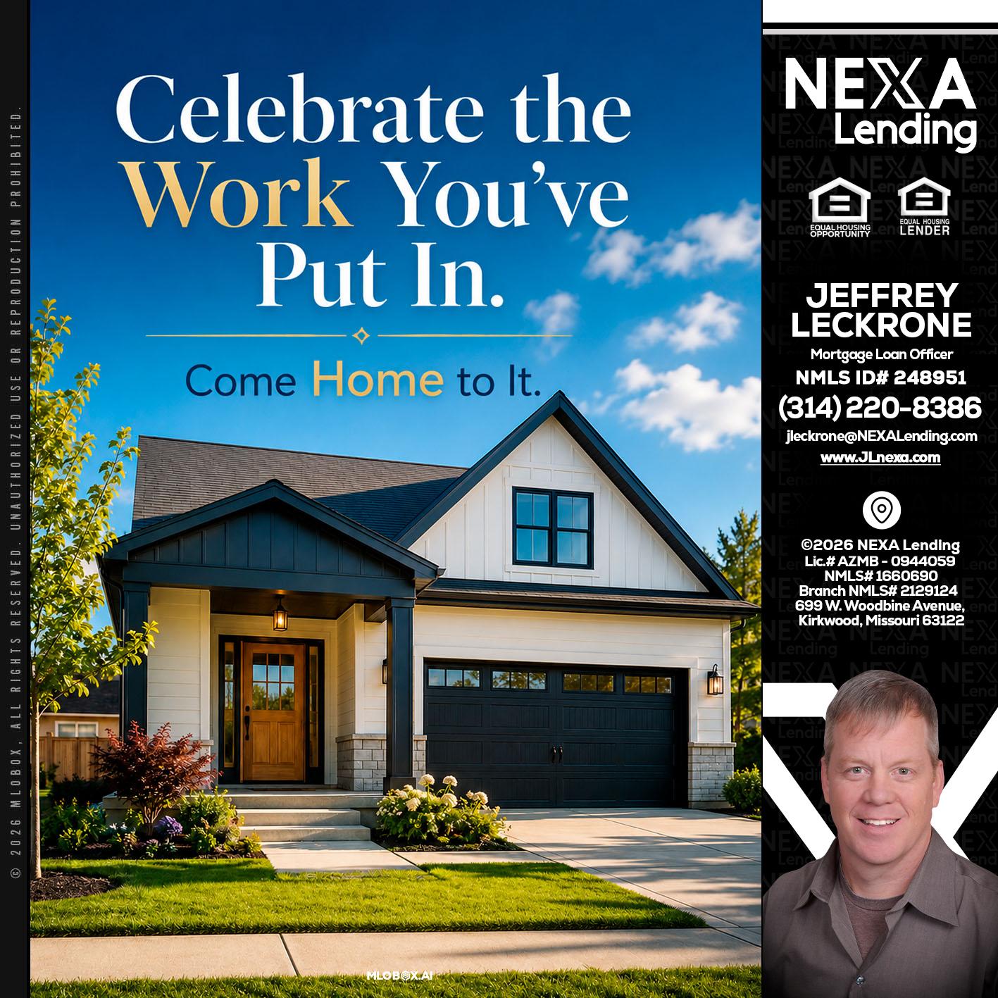 celebrate Labor Day - Jeffrey Leckrone -Mortgage Loan Originator