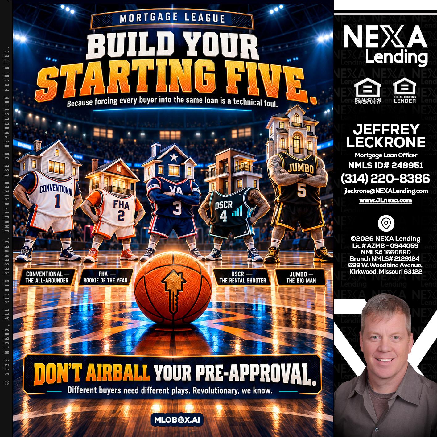BUILD YOUR - Jeffrey Leckrone -Mortgage Loan Originator